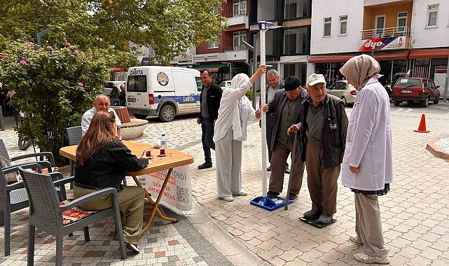 Hisarcık'ta "Kilo kontrolü" uygulaması