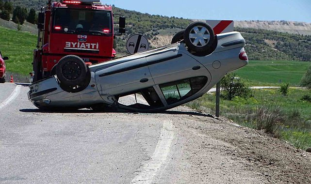 Hisarcık'ta trafik kazası: 1 yaralı