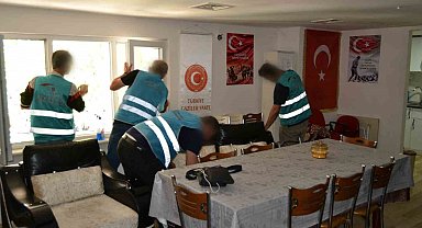 Hükümlülerden Şehit Aileleri Vakfı'nda temizlik desteği