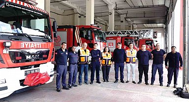 İDA-SAR'dan Edremit İtfaiyesi'ne ziyaret
