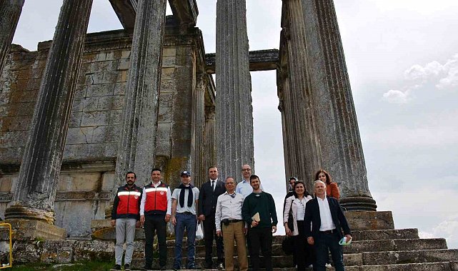 IFAD heyetinden Çavdarhisar Aizanoi Antik Kentine ziyaret
