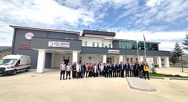 İl Sağlık Müdürü Koç, hizmete başlayan yeni hastaneyi ziyaret etti