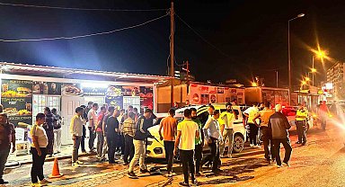 İlginç kaza: Satmak için kaporasını aldığı otomobilinin üzerine hafif ticari araç çıktı