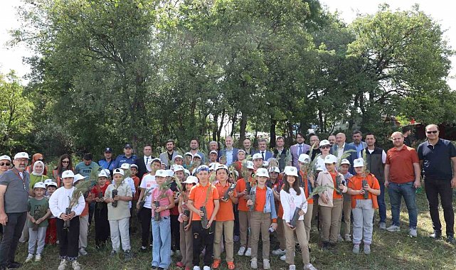 İnegöl'de fidanlar toprakla buluştu