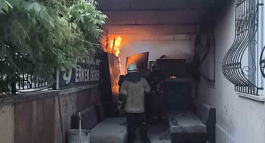 İnegöl'de öğrenci yurdunda yangın