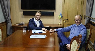 İngiltere, Fransa, Almanya ve Polonya liderleri, ateşkes çağrısında bulunmak üzere Kiev'de