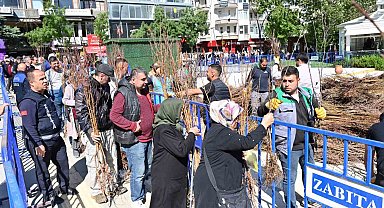 Isparta Belediyesi 15 bin adet meyve fidanı dağıttı
