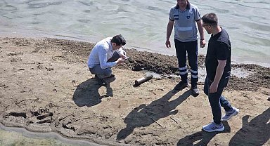 İznik Gölü sahilinde ikinci top mermisi