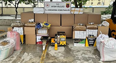 Jandarma ekipleri 685 bin makaron ele geçirildi