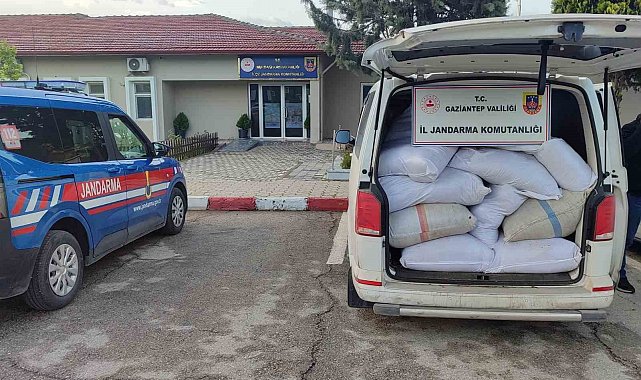 Jandarma milyonluk kaçak malzemeye el koydu
