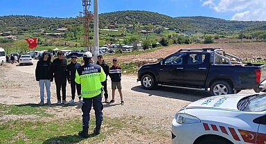 Jandarma, vatandaşlara trafik kurallarını anlattı