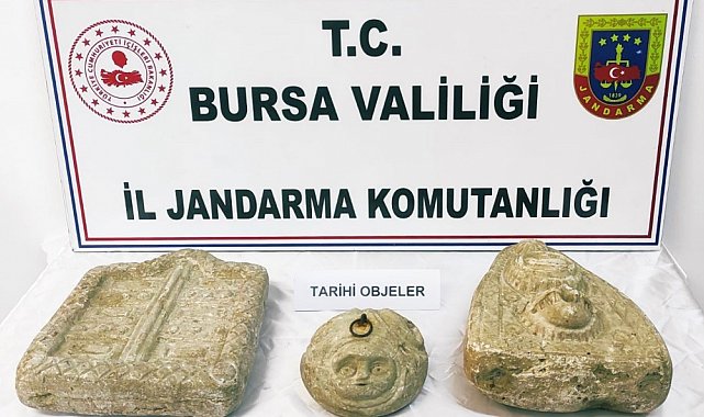 Jandarmadan tarihi eser operasyonu: 2 gözaltı