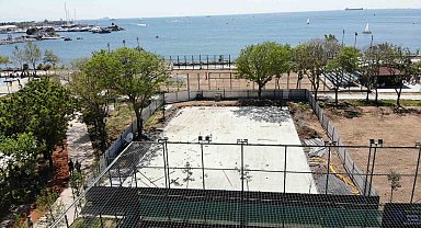 Kadıköy Kalamış Park'ını betona boğdular: Halk isyan etti