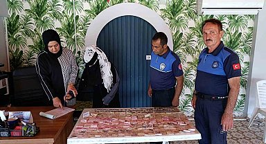 Kadın dilencinin yarım günlük kazancı 1193 TL