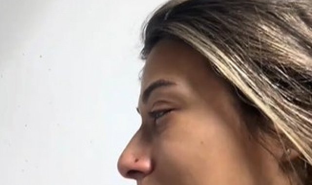 Kadın üretici dolu felaketini gözyaşlarıyla anlattı