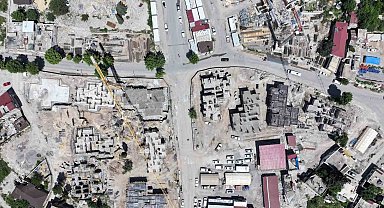 Kahramanmaraş'ın eski mahallelerinde deprem konutları yükseliyor