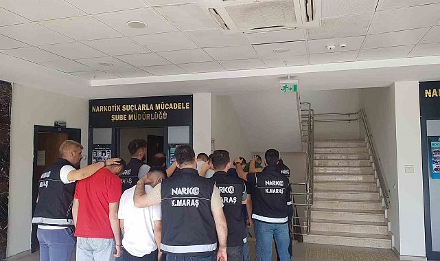 Kahramanmaraş'ta uyuşturucuya 14 tutuklama