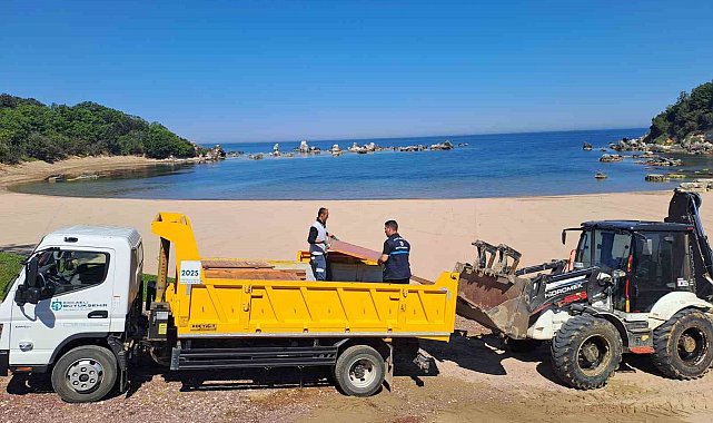Kandıra plajları yeni sezona hazırlanıyor