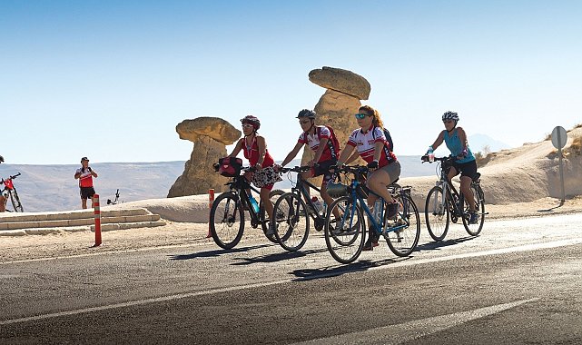 Kapadokya'da bisiklet festivali heyecanı