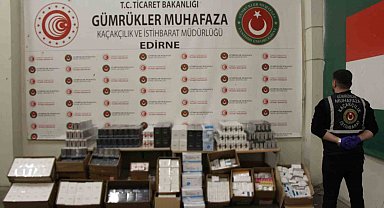 Kapıkule'de milyonlarca liralık kaçak eşya ele geçirildi