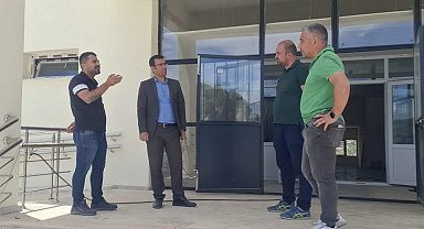 Karacaali İlkokulu'nda son kontroller yapıldı