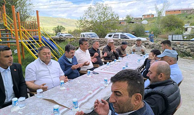 Karahallı köyünde yağmur duası yapıldı