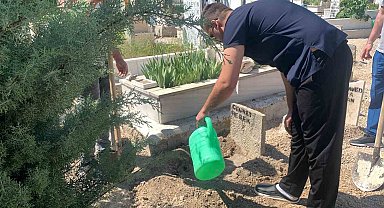 Karaman'da hastane tuvaletinde ölü doğan 5 aylık bebek defnedildi