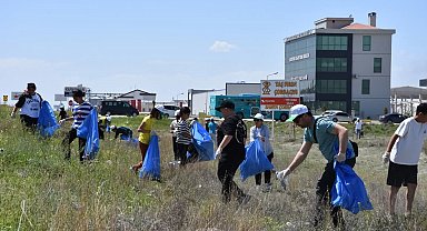 Karapınar'da çöp toplama etkinliği