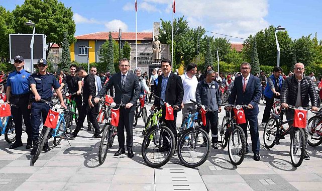Karapınar'da "Spor için pedalları çevir" etkinliği