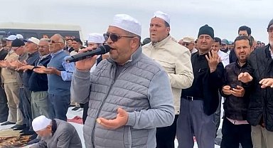 Karapınar'da yağmur duası yapıldı