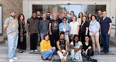 Karayipli sanatçılar İzmir'de öğrencilerle buluştu