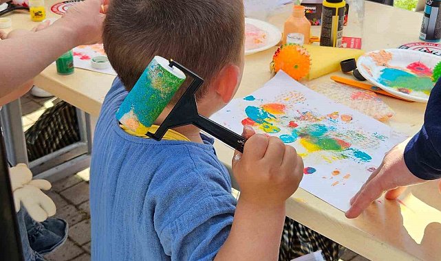 Kastamonu Üniversitesi'nde binden fazla minik çocuk doyasıya eğlendi