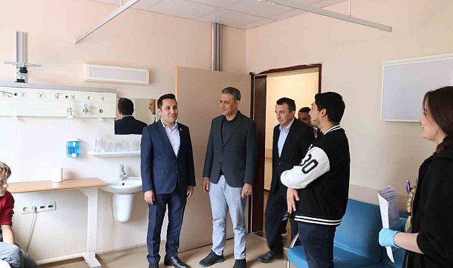 Kaymakam Bildirici'den eğitim ve sağlık kurumlarına ziyaret