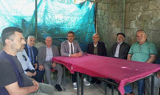 Kaymakam Kaya, köy ziyaretlerinde vatandaşlarla Buluştu