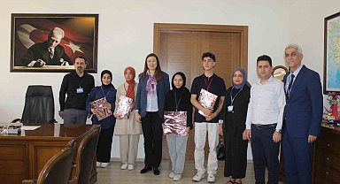 Kaymakam Polat, başarılı öğrencileri ağırladı