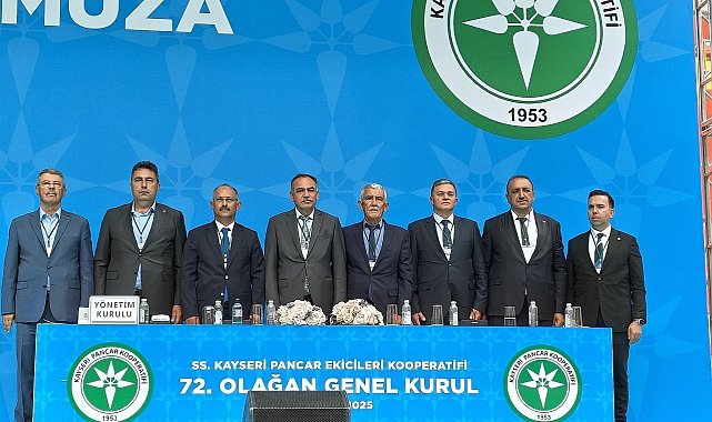 Kayseri Pancar Ekicileri Kooperatifi'nde Akay güven tazeledi