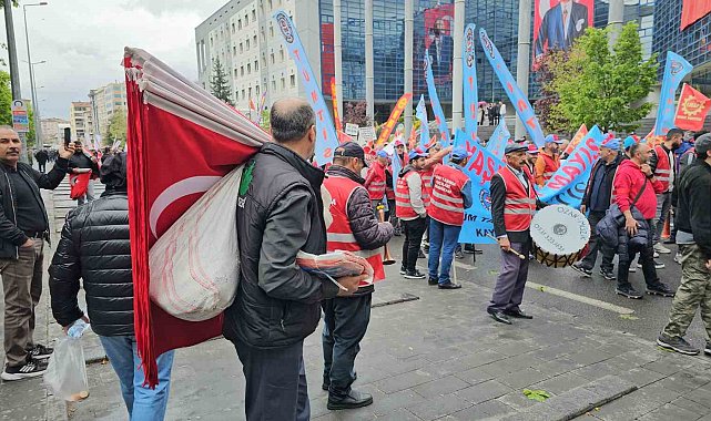 Kayseri'de 1 Mayıs coşkusu