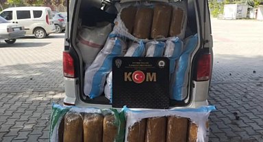 Kayseri'de 940 kilo kaçak tütün ele geçirildi