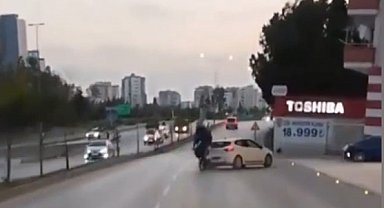 Kaza anı kask kamerasında