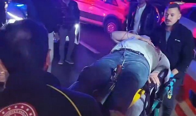 Kazada araçta sıkışan sürücü böyle kurtarıldı