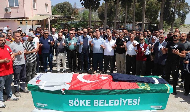 Kazada hayatını kaybeden belediye işçisi toprağa verildi