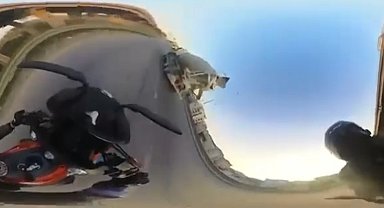 Kazada hayatını kaybeden Saniye'nin son anları kask kamerasında