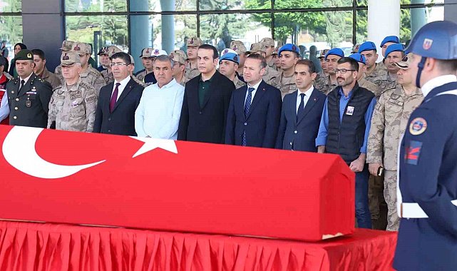 Kazada hayatını kaybeden uzman çavuş son yolculuğuna uğurlandı