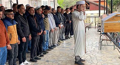 Kazada ölen motosiklet sürücüsü defnedildi