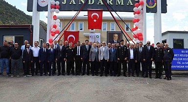Kazancı Jandarma Karakol Komutanlığı ile lojman binası hizmete açıldı