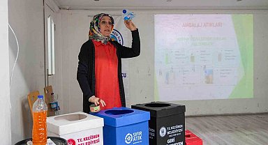 Keçiören Belediyesi'nden öğrencilere sıfır atık eğitimi
