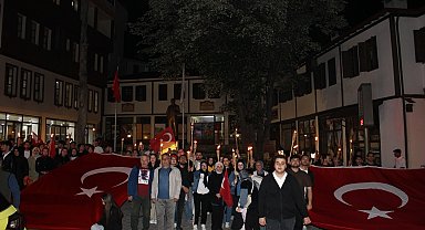 Kemaliye'de Fener Alayı ve Gençlik Yürüyüşü düzenlendi