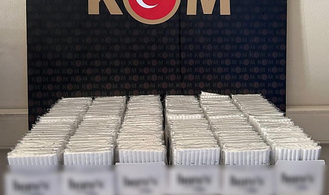 Kırıkkale'de 7 bin 280 adet makaron ele geçirildi