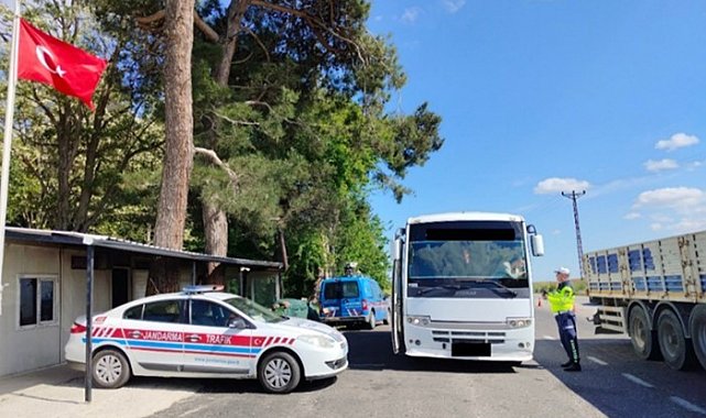 Kırklareli'nde trafik denetimi: 233 sürücüye ceza