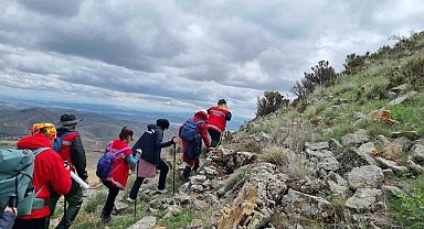 Kırşehir'de Ali Öllez Dağı'na ilk resmi tırmanış gerçekleştirildi